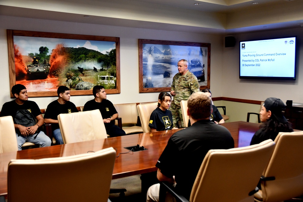 Newly enlisted Army recruits tour Yuma Proving Ground