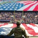 Maryland National Guard Unfurls U.S. Flag at Ravens Game