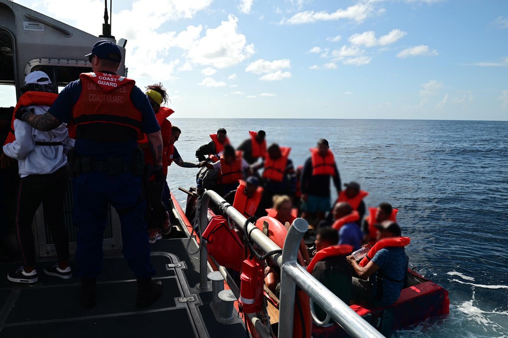 Coast Guard crews prevent illegal migrant vessel from reaching U.S.