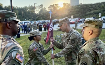 Today, Capt. Carmen Caraballo relinquished command to Capt. Leonard Bermudez at the Fort Benning Soldier Recovery Unit - Detachment Change of Command