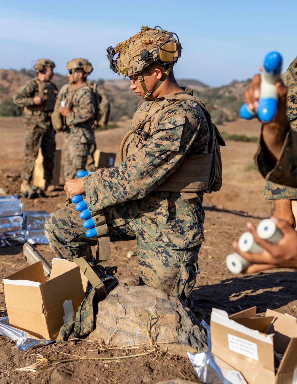 13th MEU BLT conducts grenade launcher training