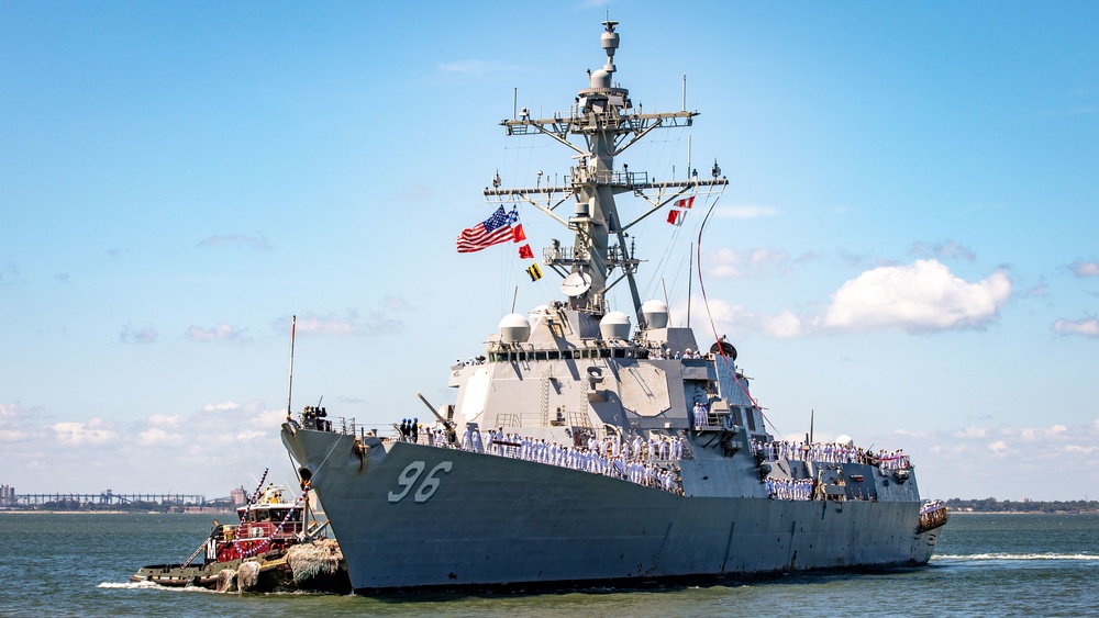 USS Bainbridge Returns Home