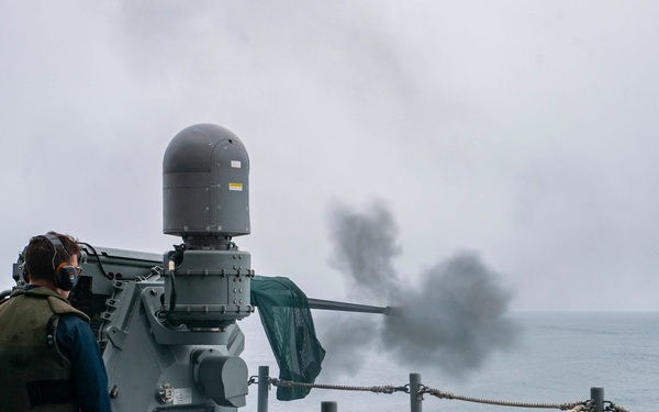 Sailors Shoot an MK 25