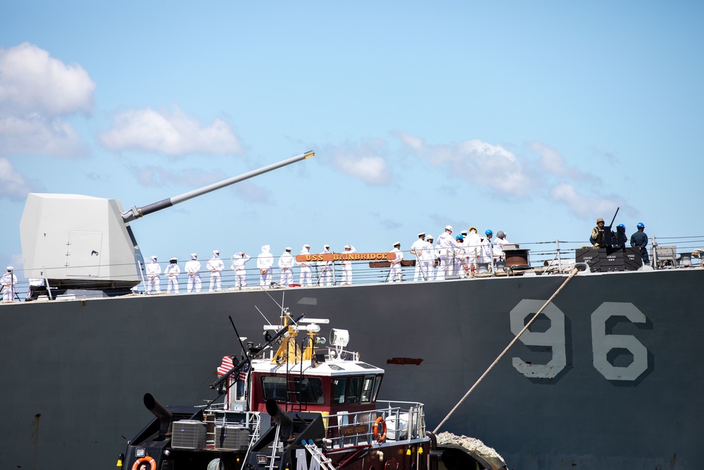 USS Bainbridge Returns Home