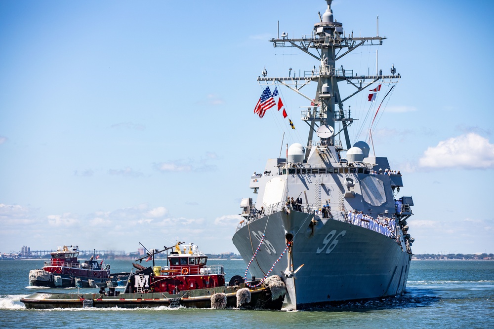 USS Bainbridge Returns Home