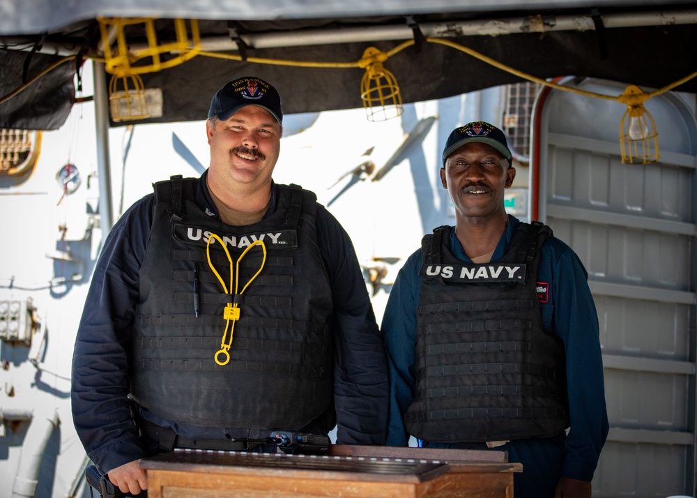 USS Ramage Conducts Sea and Anchor