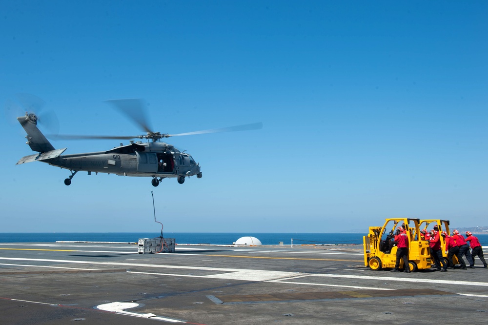 Vertical Replenishment At Sea