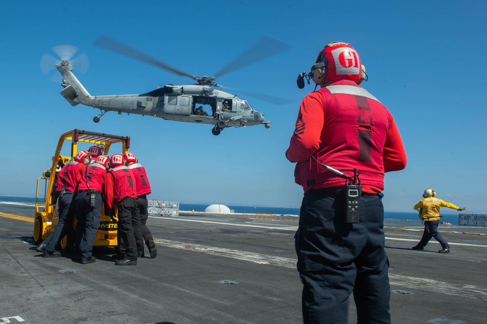 Vertical Replenishment At Sea