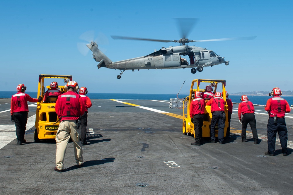 Vertical Replenishment At Sea