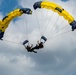 Parachute Team Performs at Air Show