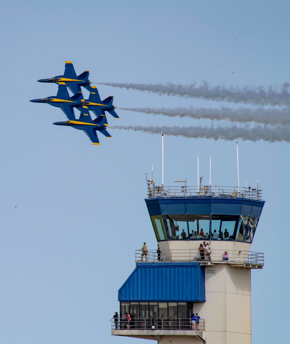 U.S. Navy Blue Angels Perform at Air Show