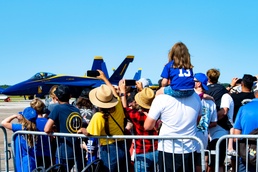 U.S. Navy Blue Angels Perform at Air Show