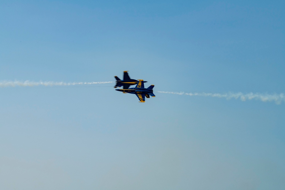 U.S. Navy Blue Angels Perform at Air Show
