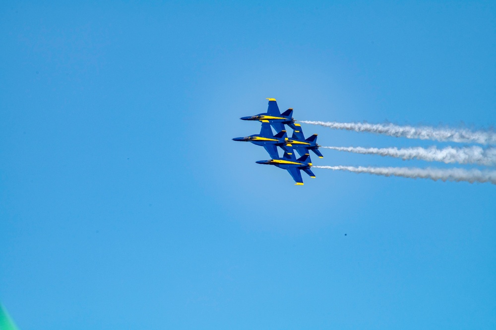 U.S. Navy Blue Angels Perform at Air Show