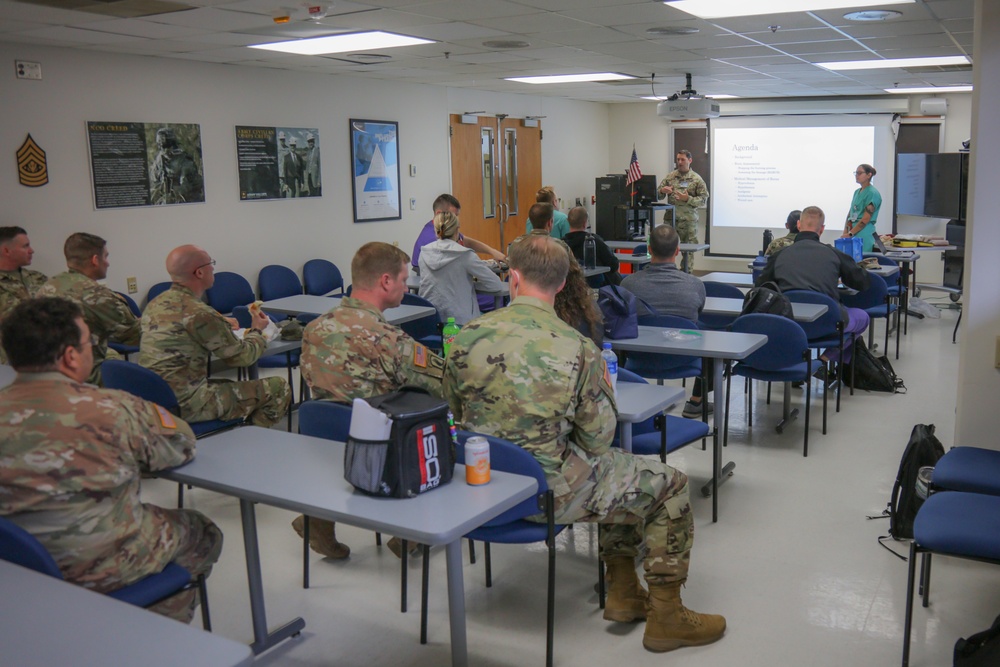 BACH PA Students conduct Burn Trauma Training
