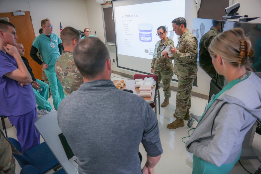 BACH PA Students conduct Burn Trauma Training