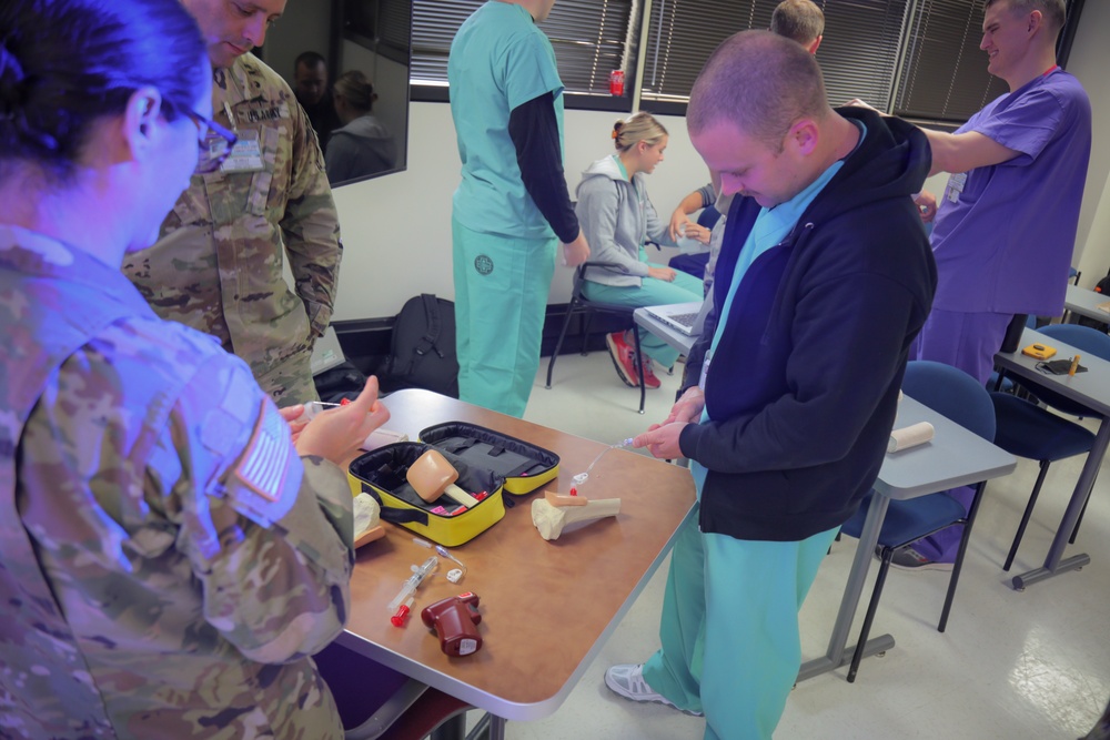 BACH PA Students conduct Burn Trauma Training
