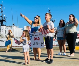 USCGC Bear (WMEC 901) returns home after 74-day deployment