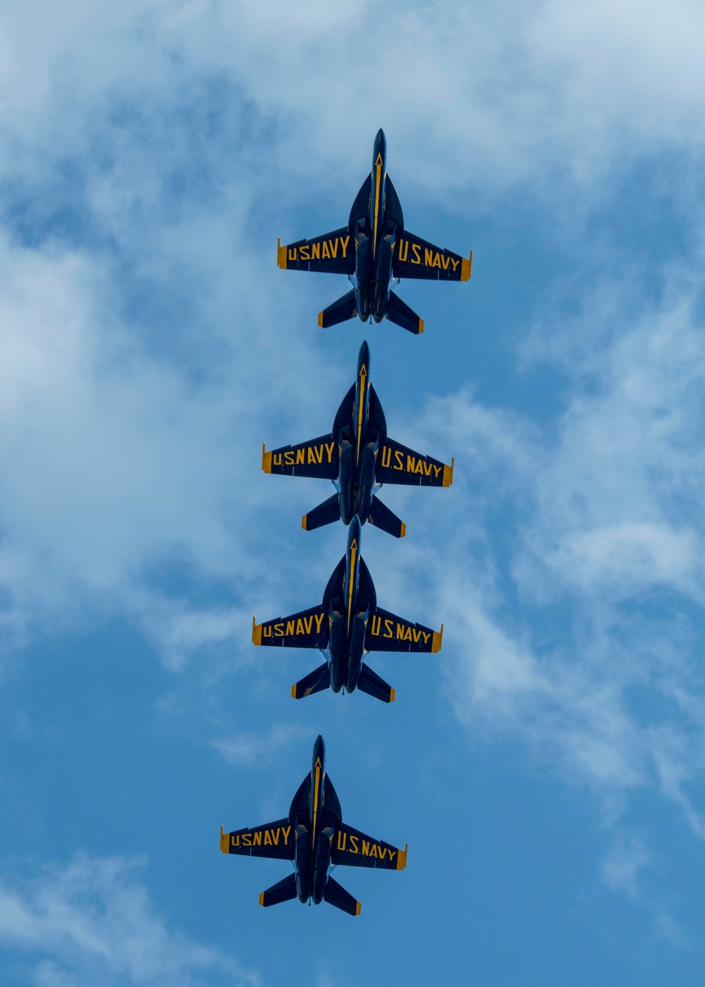 U.S. Navy Blue Angels Perform at Air Show