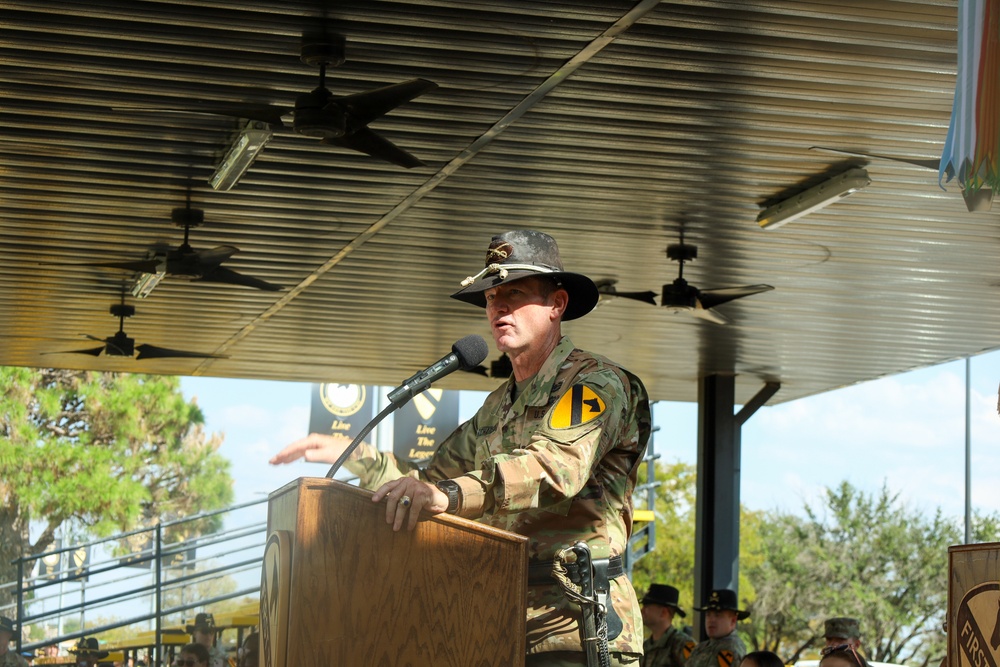 1st Cav Welcomes New Troopers