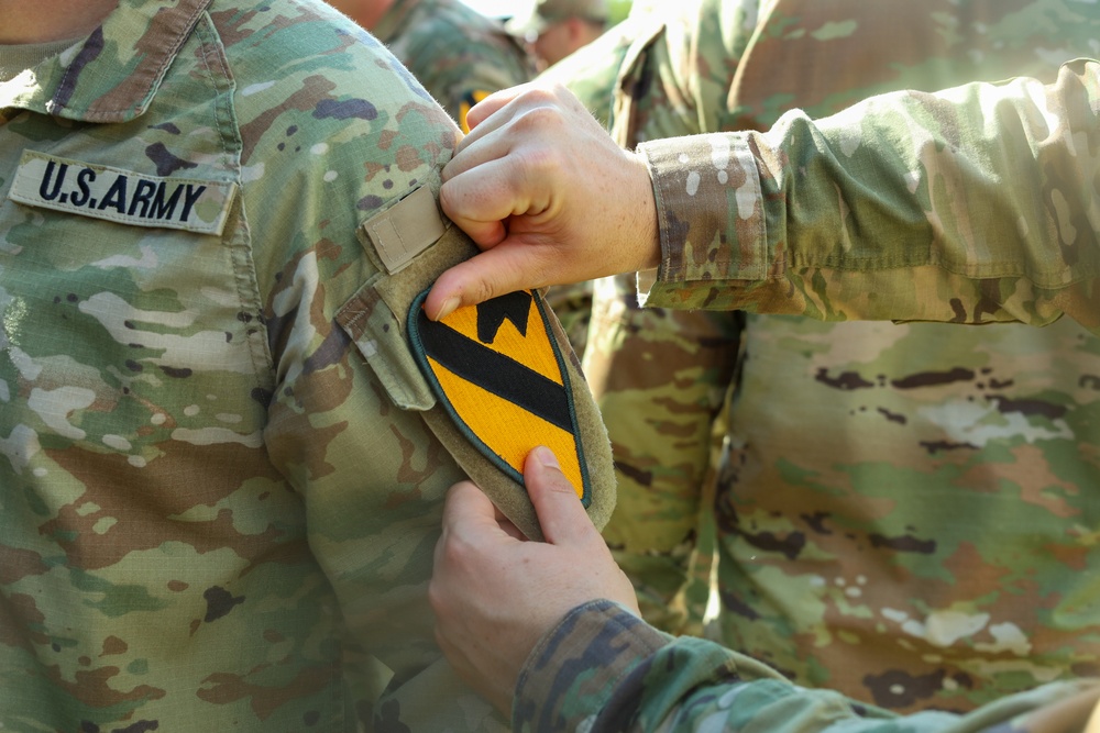 1st Cav Welcomes New Troopers