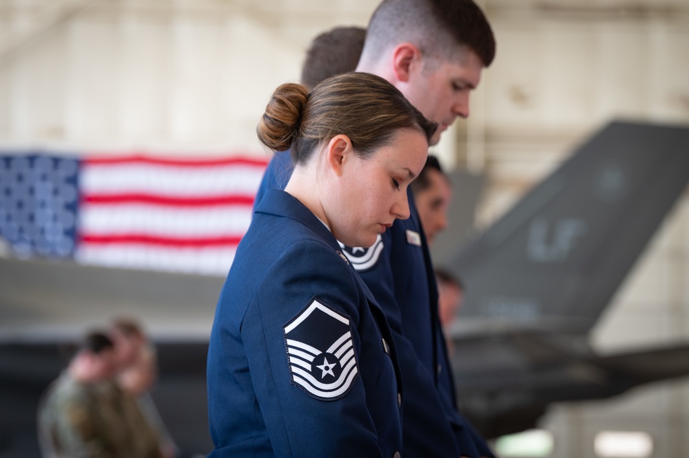 944th Fighter Wing inducts some of the Air Force’s newest Senior Noncommissioned officers