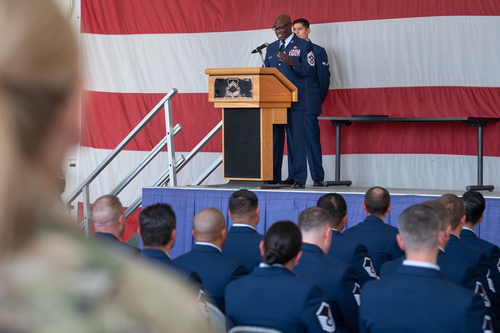 944th Fighter Wing inducts some of the Air Force’s newest Senior Noncommissioned officers