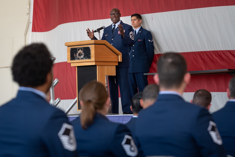 944th Fighter Wing inducts some of the Air Force’s newest Senior Noncommissioned officers