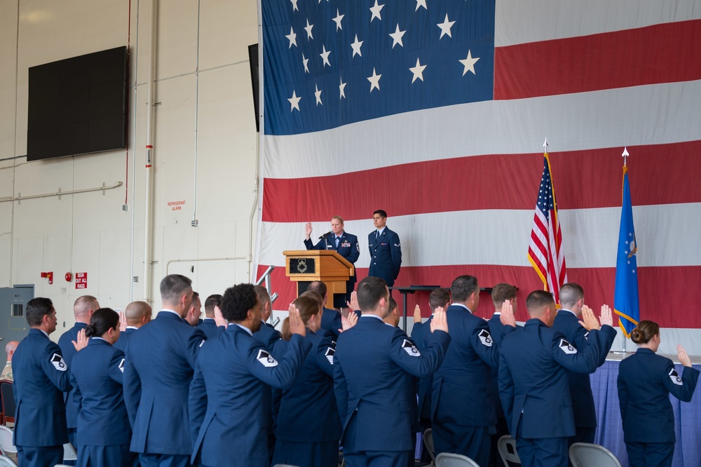 944th Fighter Wing inducts some of the Air Force’s newest Senior Noncommissioned officers