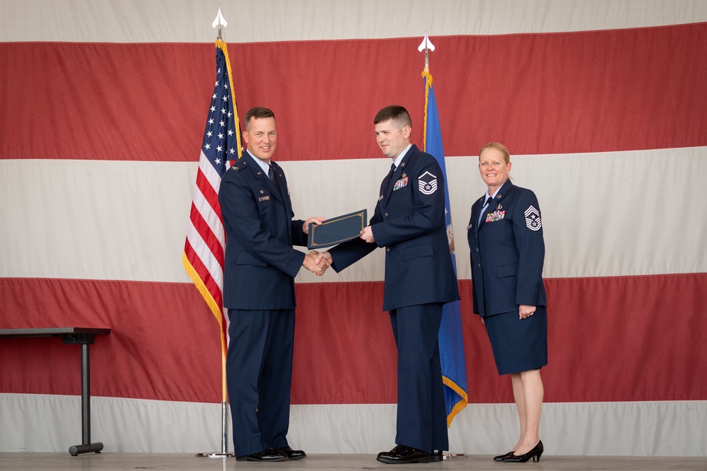 944th Fighter Wing inducts some of the Air Force’s newest Senior Noncommissioned officers