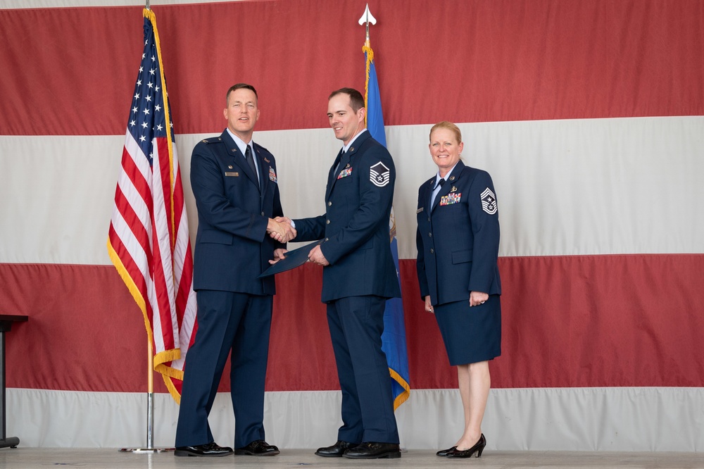 944th Fighter Wing inducts some of the Air Force’s newest Senior Noncommissioned officers