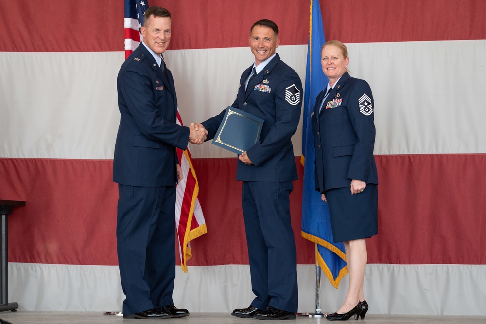 944th Fighter Wing inducts some of the Air Force’s newest Senior Noncommissioned officers