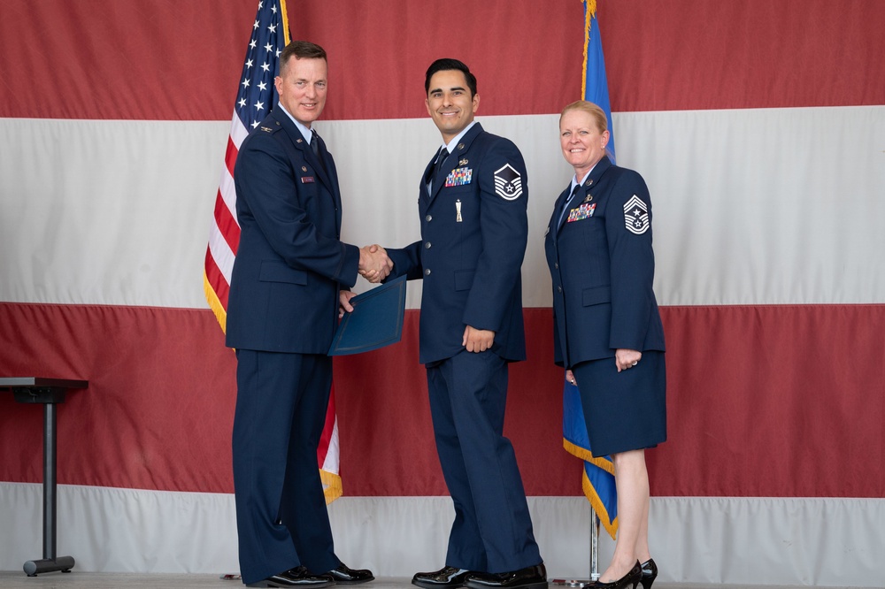 944th Fighter Wing inducts some of the Air Force’s newest Senior Noncommissioned officers