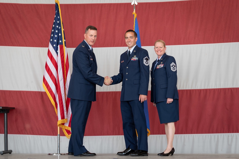 944th Fighter Wing inducts some of the Air Force’s newest Senior Noncommissioned officers