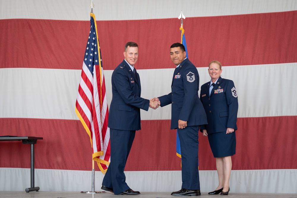 944th Fighter Wing inducts some of the Air Force’s newest Senior Noncommissioned officers