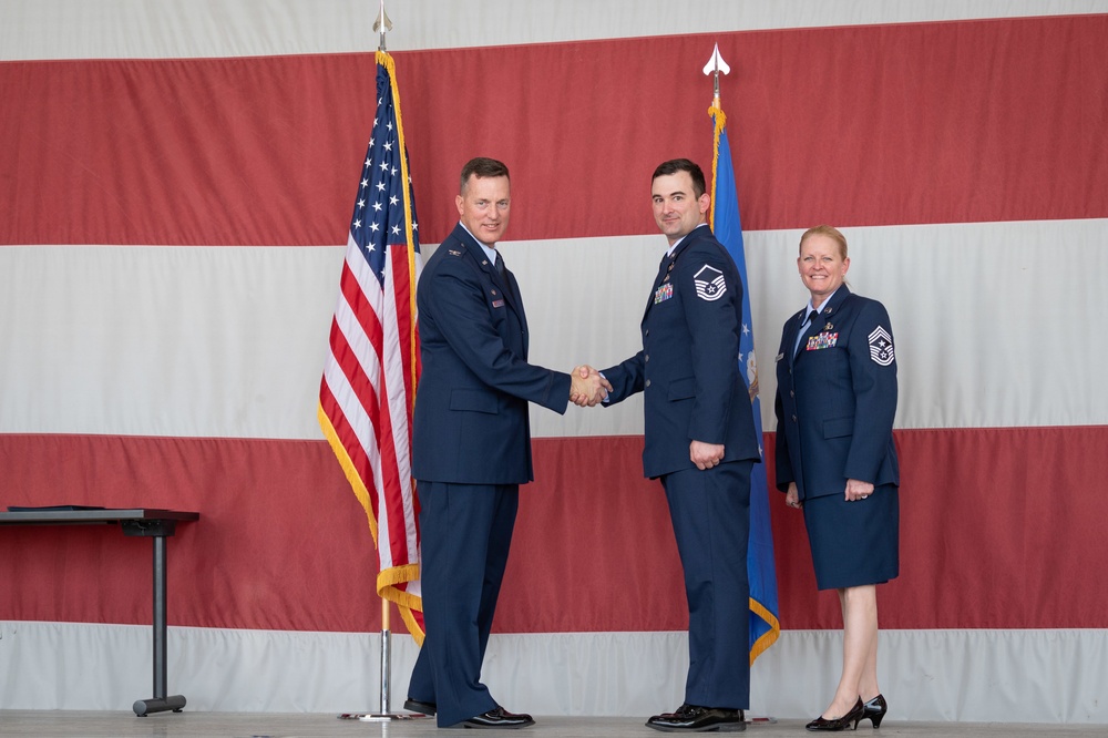 944th Fighter Wing inducts some of the Air Force’s newest Senior Noncommissioned officers