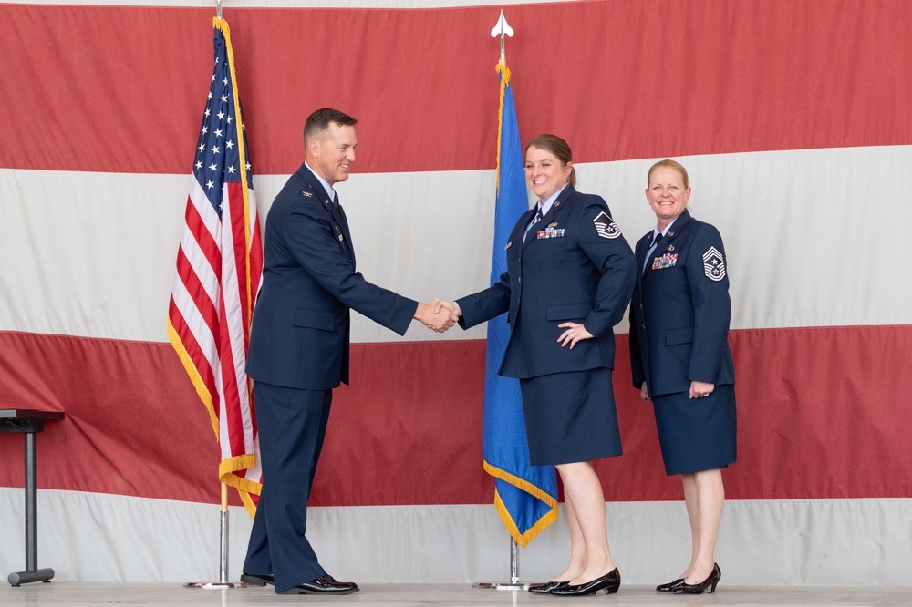 944th Fighter Wing inducts some of the Air Force’s newest Senior Noncommissioned officers