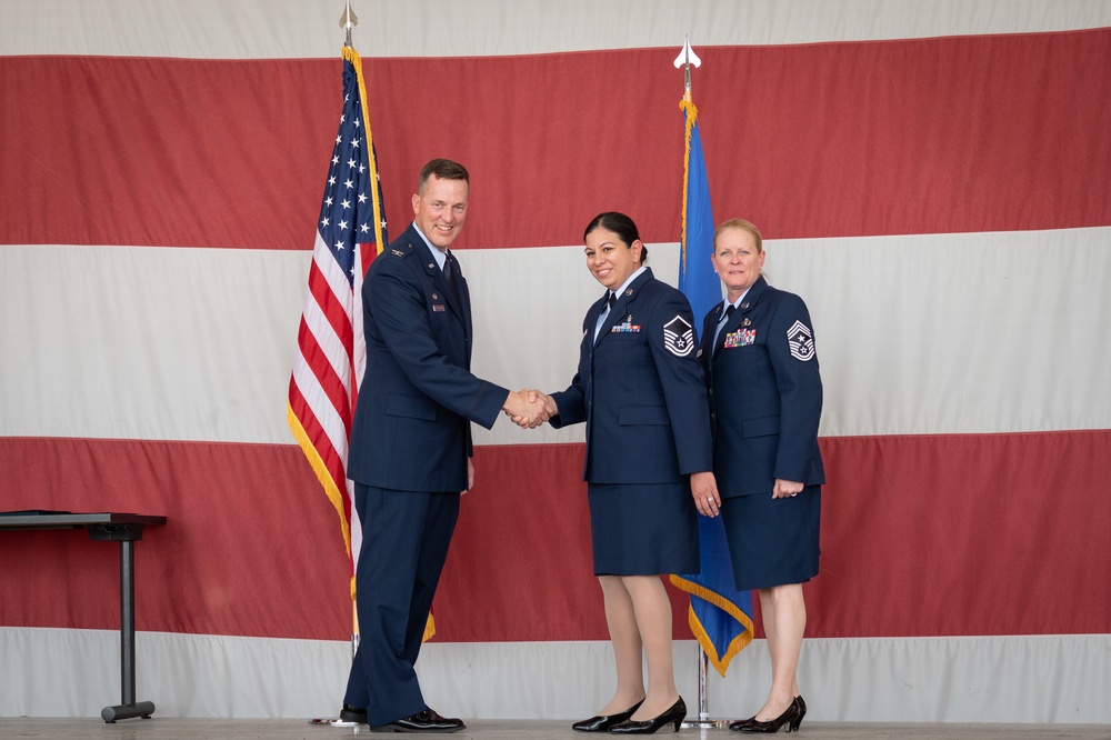 944th Fighter Wing inducts some of the Air Force’s newest Senior Noncommissioned officers