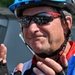 CSAF Brown cycles in Memorial to Memorial bike ride