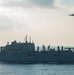 USS Ronald Reagan (CVN 76) conducts a replenishment-at-sea
