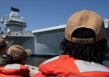 USS Wasp Hosts HMS Queen Elizabeth