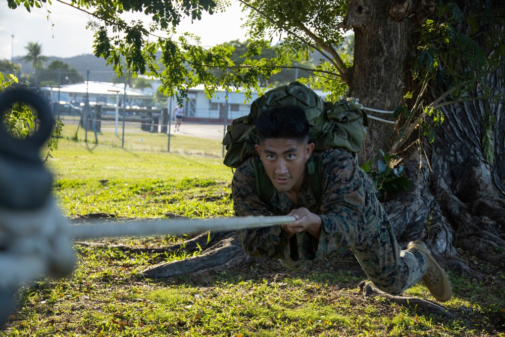 MARFORPAC Marines participate in the French Armed Forces Pentathlon Course