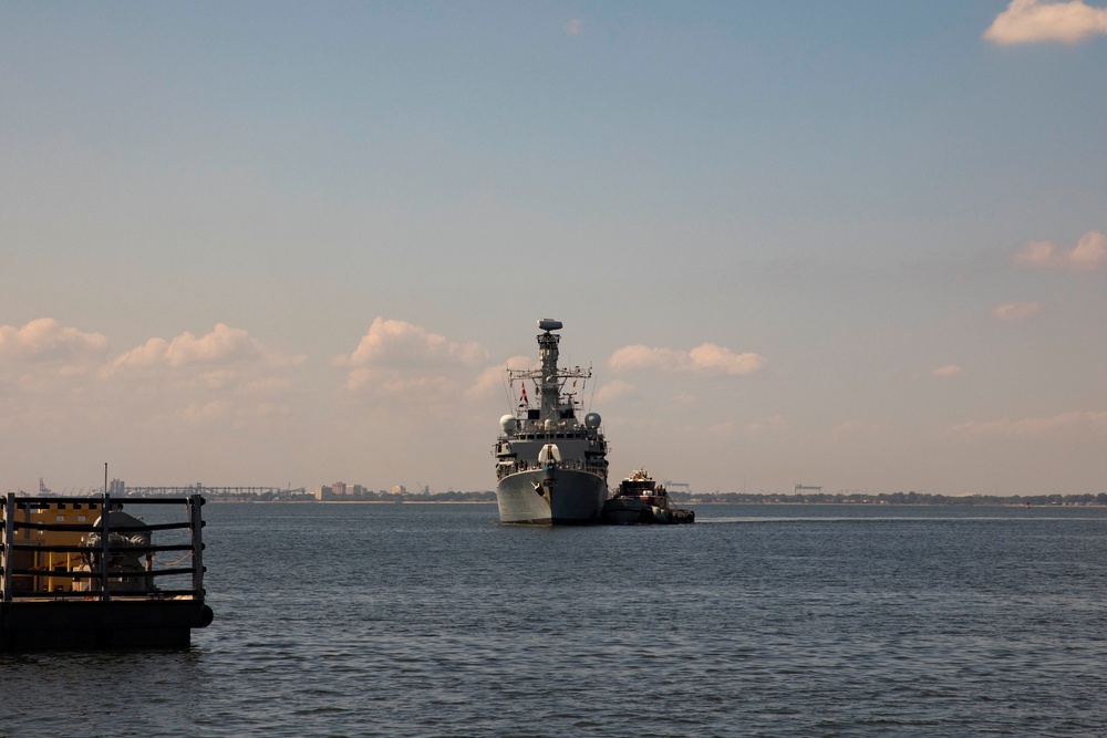 British Royal navy visits Norfolk