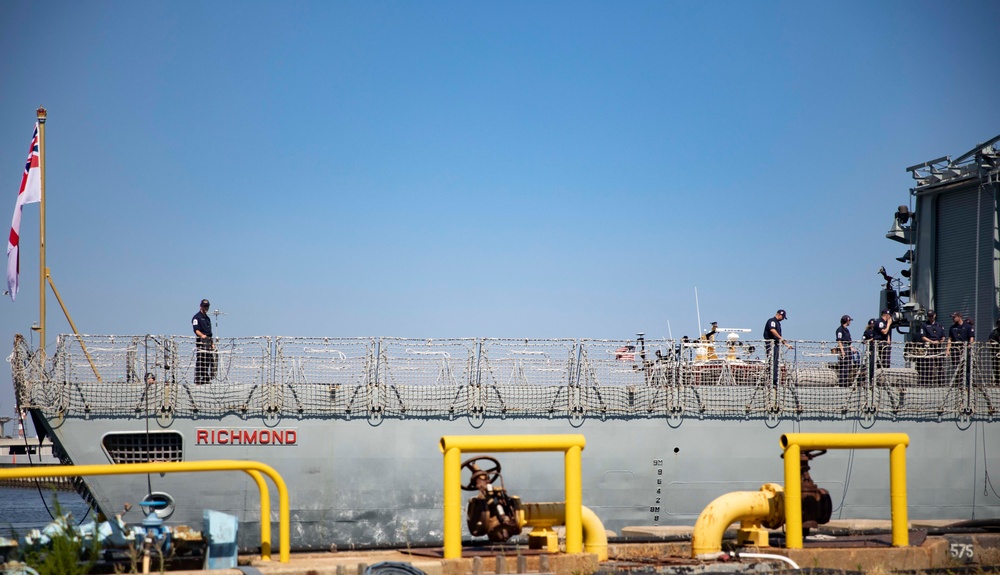 British Royal navy visits Norfolk