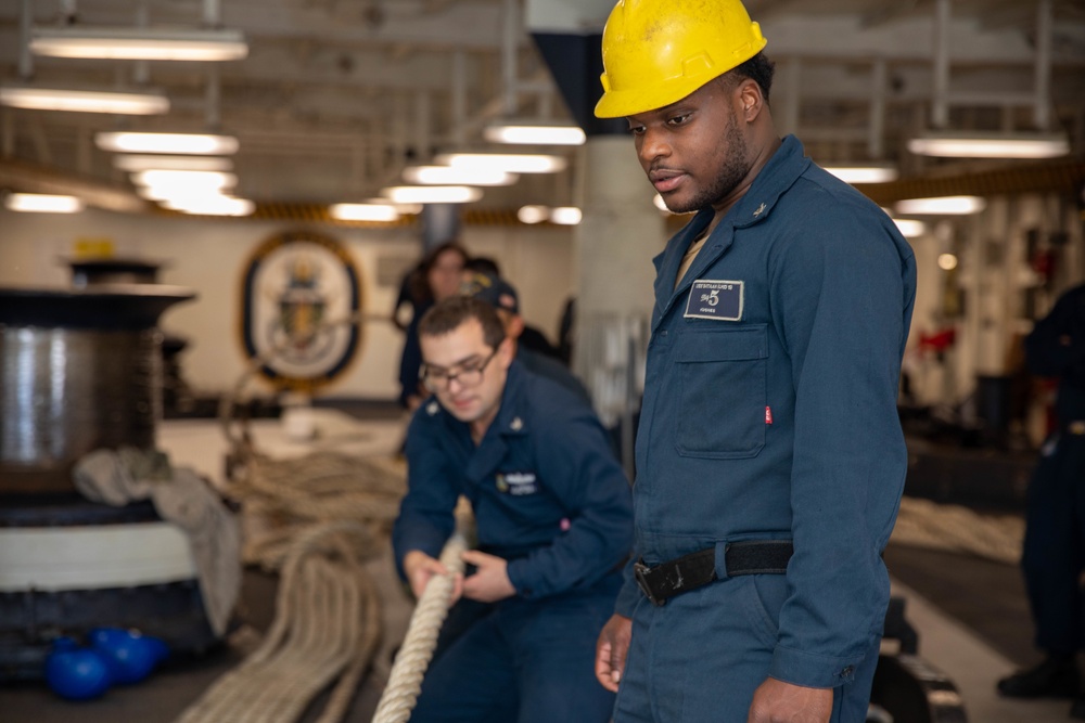 USS Bataan goes underway