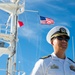 USNS Mercy (T-AH 19) Sailors Man the Rails in Hawaii