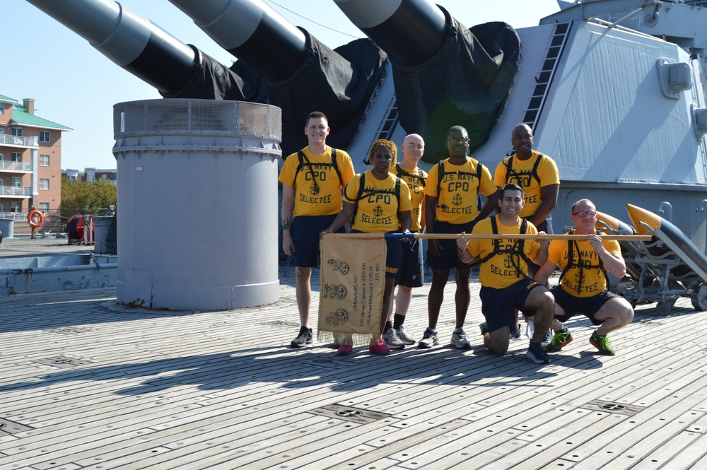 CPO Heritage Days Event aboard the Battleship Wisconsin