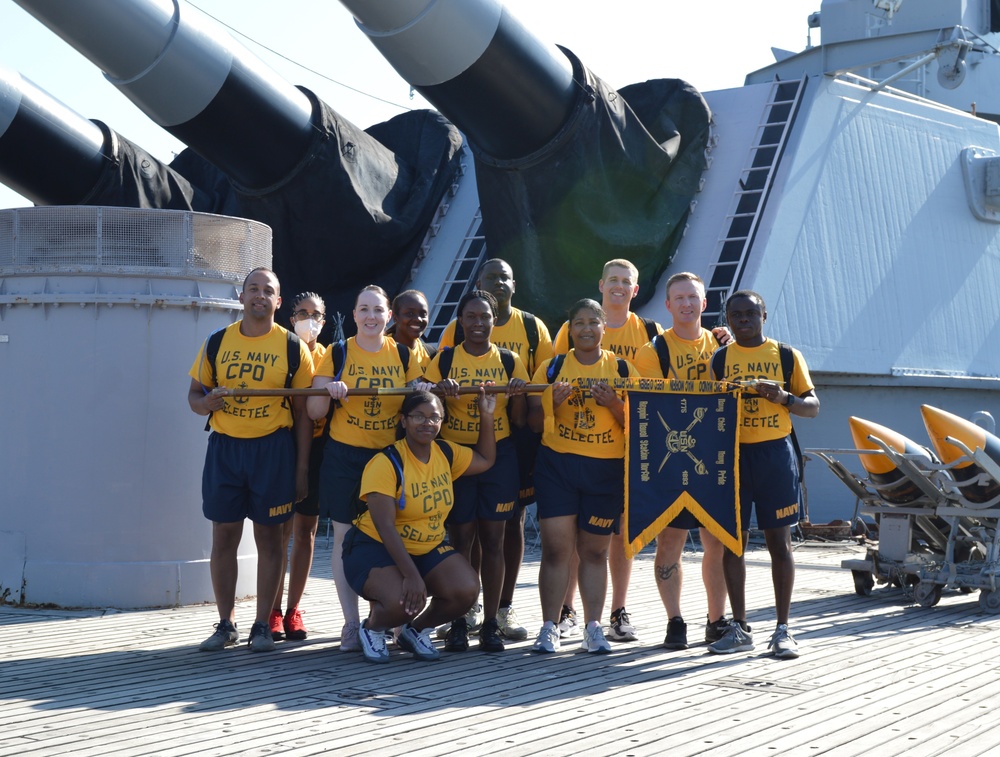 CPO Heritage Days Event aboard the Battleship Wisconsin