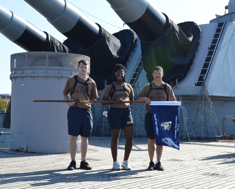 CPO Heritage Days Event aboard the Battleship Wisconsin
