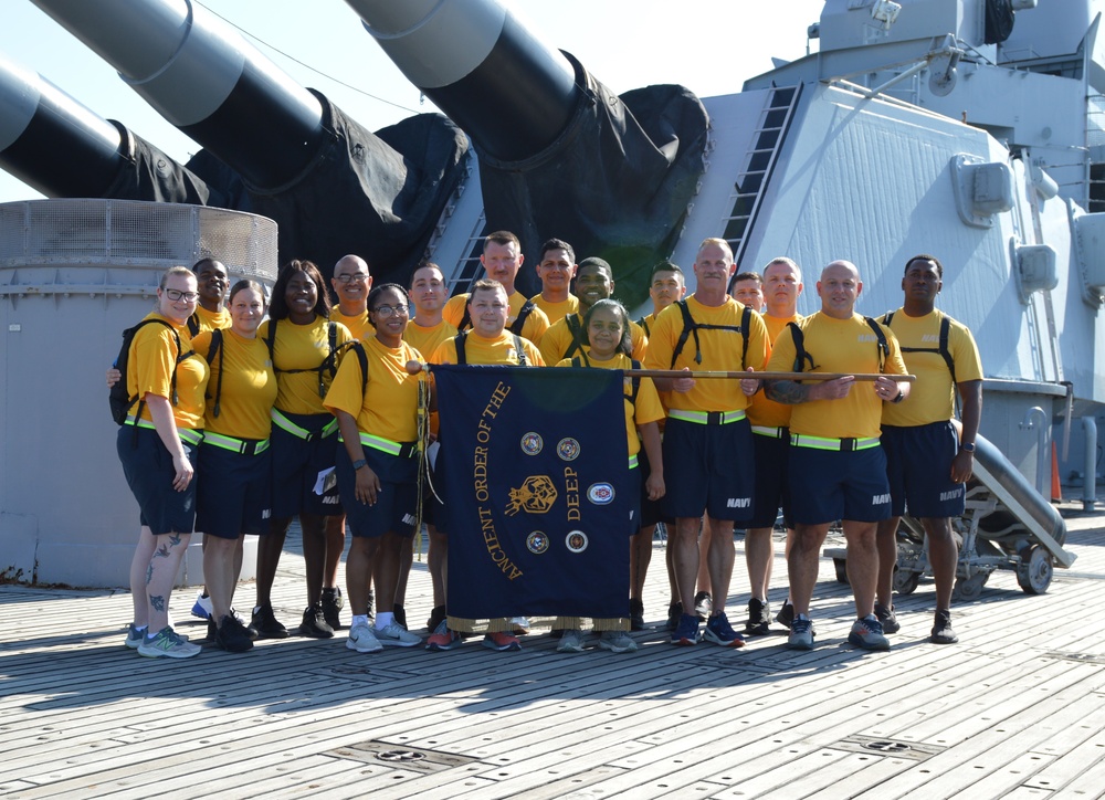 CPO Heritage Days Event aboard the Battleship Wisconsin